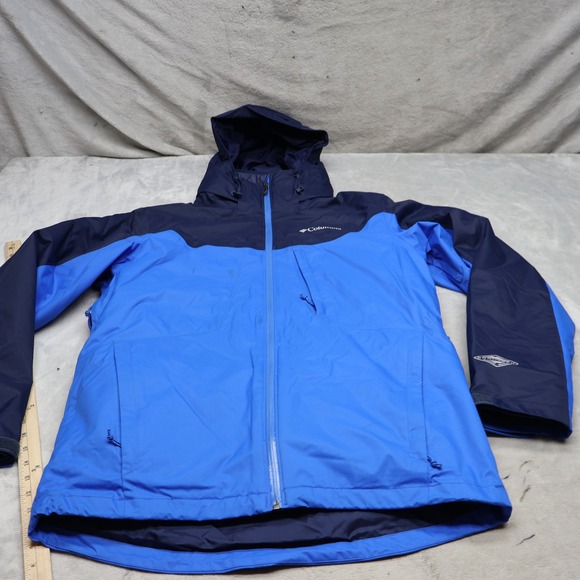 Columbia Other - Columbia Jacket Men Medium Blue Whirlibird Omni-Heat Insulated Rmvble Liner 3in1